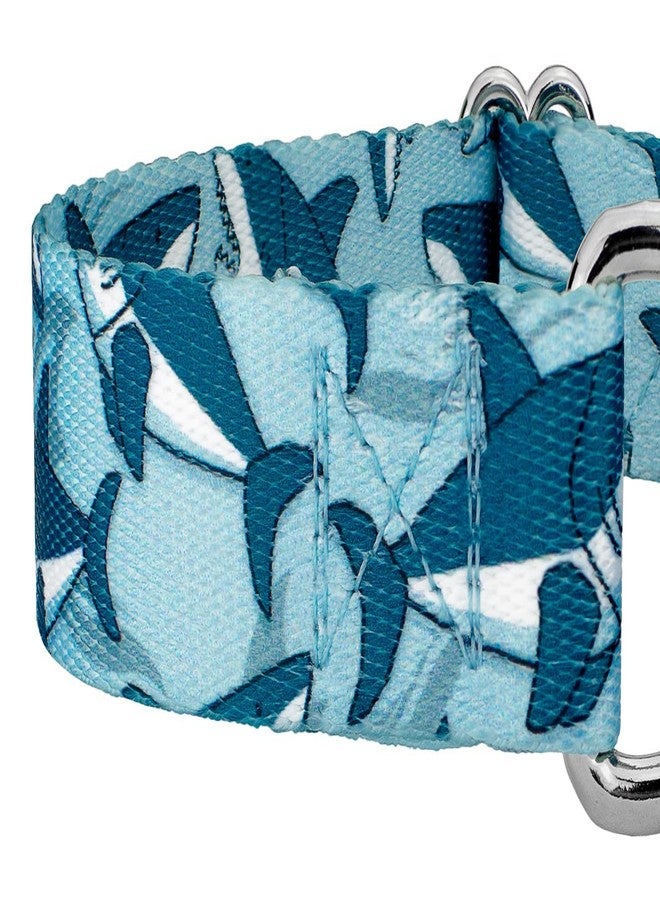 كانتري بروك ديزاين طوق ومقود للكلاب من Country Brook Petz - Sharks Martingale - مجموعة Critter Corner التي تتميز بتصاميم مستوحاة من المخلوقات (1 بوصة، متوسط) - Image 5